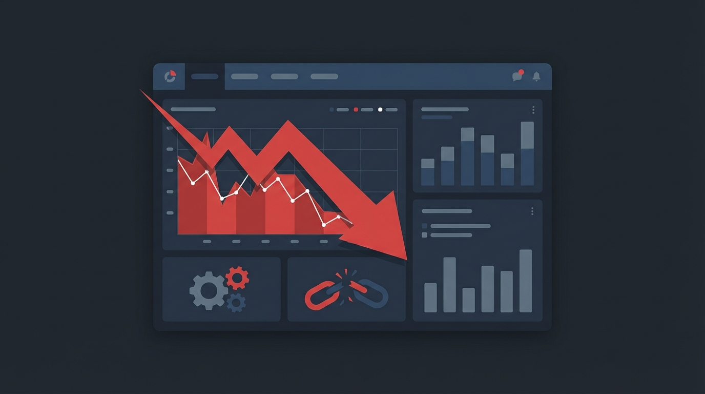 Website traffic dropping due to SEO mistakes