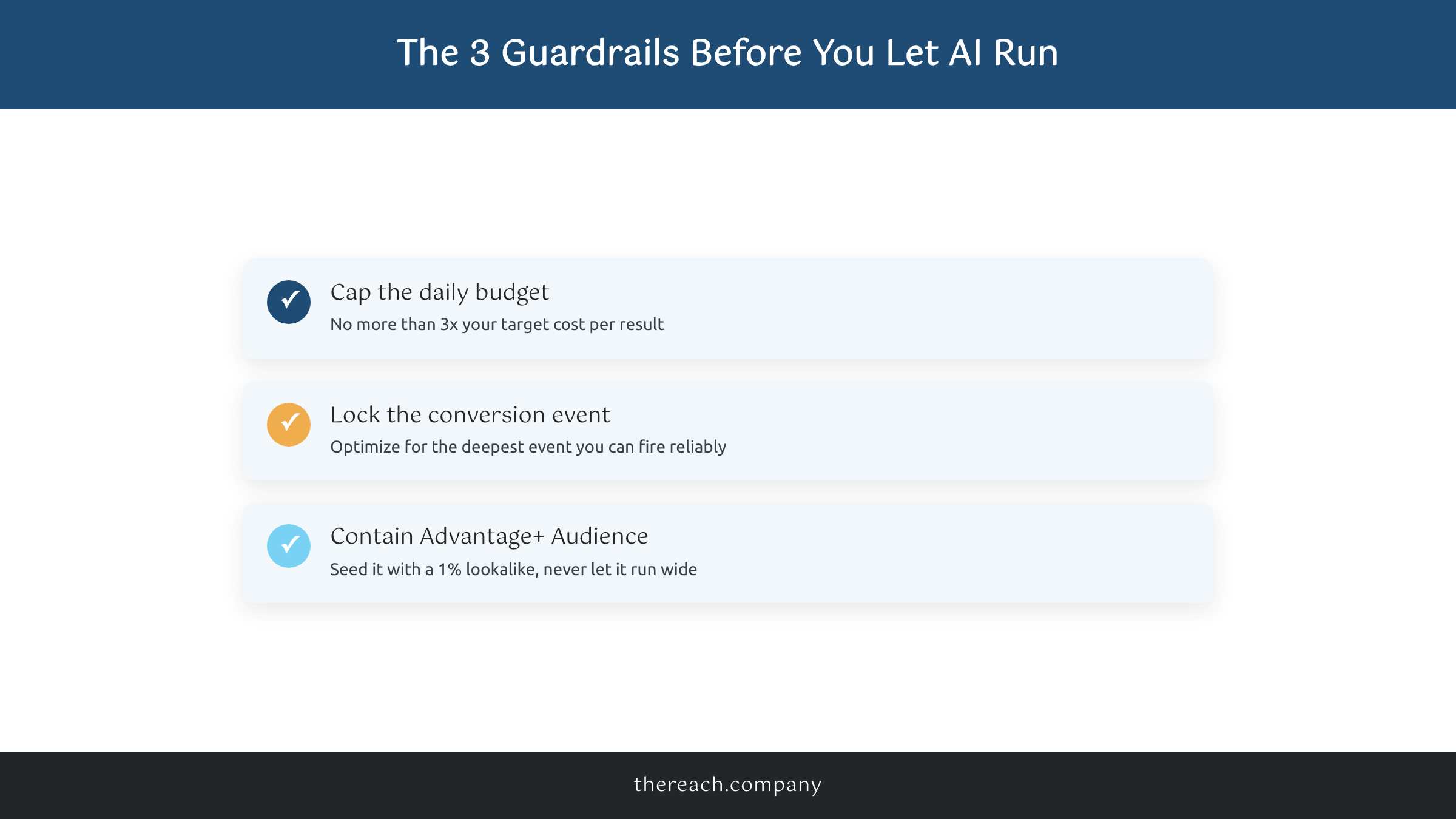 The 3 guardrails to set before you let Meta's AI run.